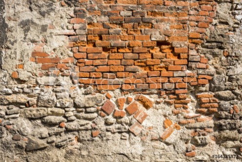 Picture of Wand mit alten Ziegeln als Hintergrund